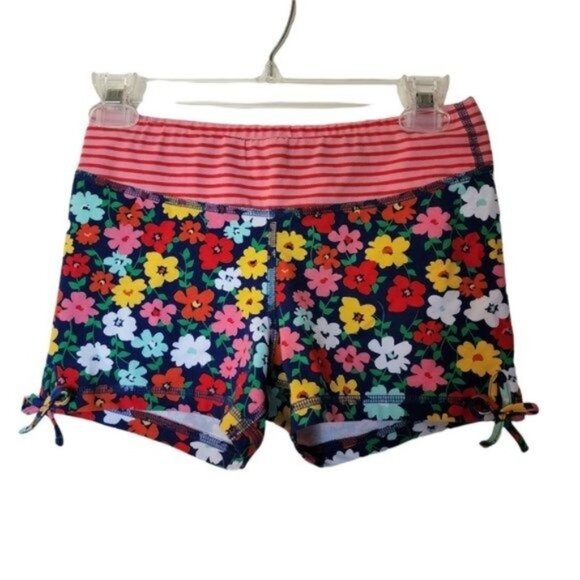 Hanna Andersson Play + Tumble Shorts Floral NWT size 150 size 12 Years Girls - Picture 2 of 5